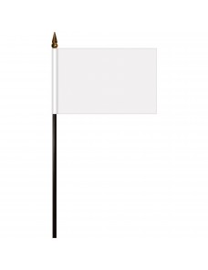 4" x 6" Stick Flag with Plastic Liner