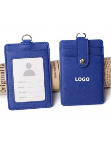 PU Leather ID Badge Holder