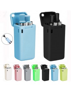 Reusable Stainless Steel Folding Straw with Case and Brush