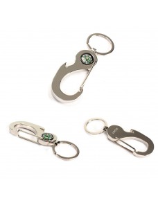 Keychain with Bottle Opener and compass