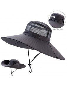 Detachable Roof Cowboy Fisherman Bucket Hat