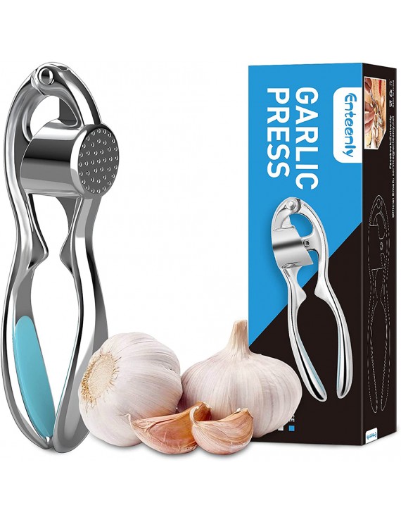  Stainless Steel Garlic Press Crusher