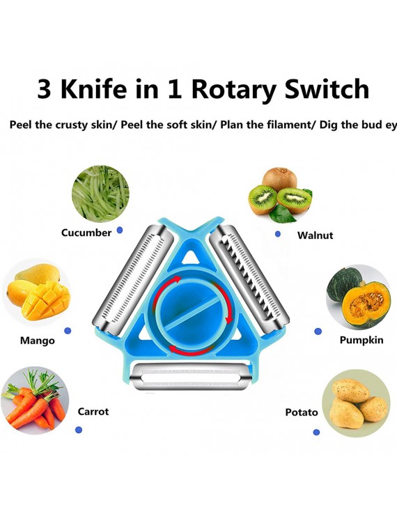3 In 1 Multifunctional Julienne Peelers