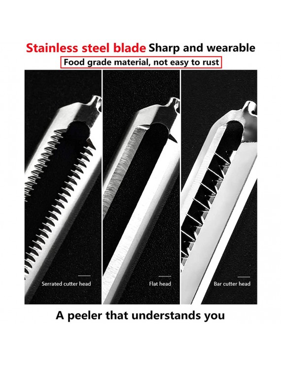 3 In 1 Multifunctional Julienne Peelers