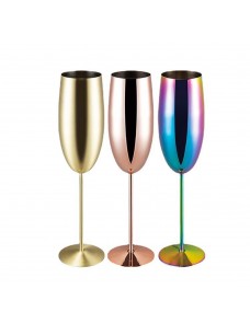 7oz Stainless Steel Wine Goblet