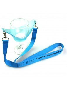 Wine Glass Cup Holder Polyester Lanyards