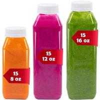 116 OZ Disposable Plastic Juice Bottle